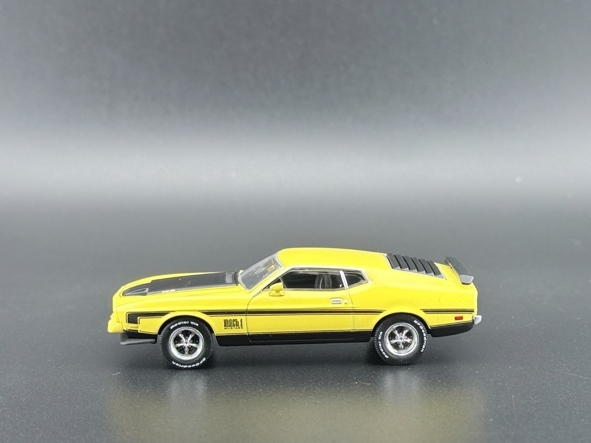 Mini GT Ford Mustang Mach1 Grabber Yellow #1139 1/64 | eBay