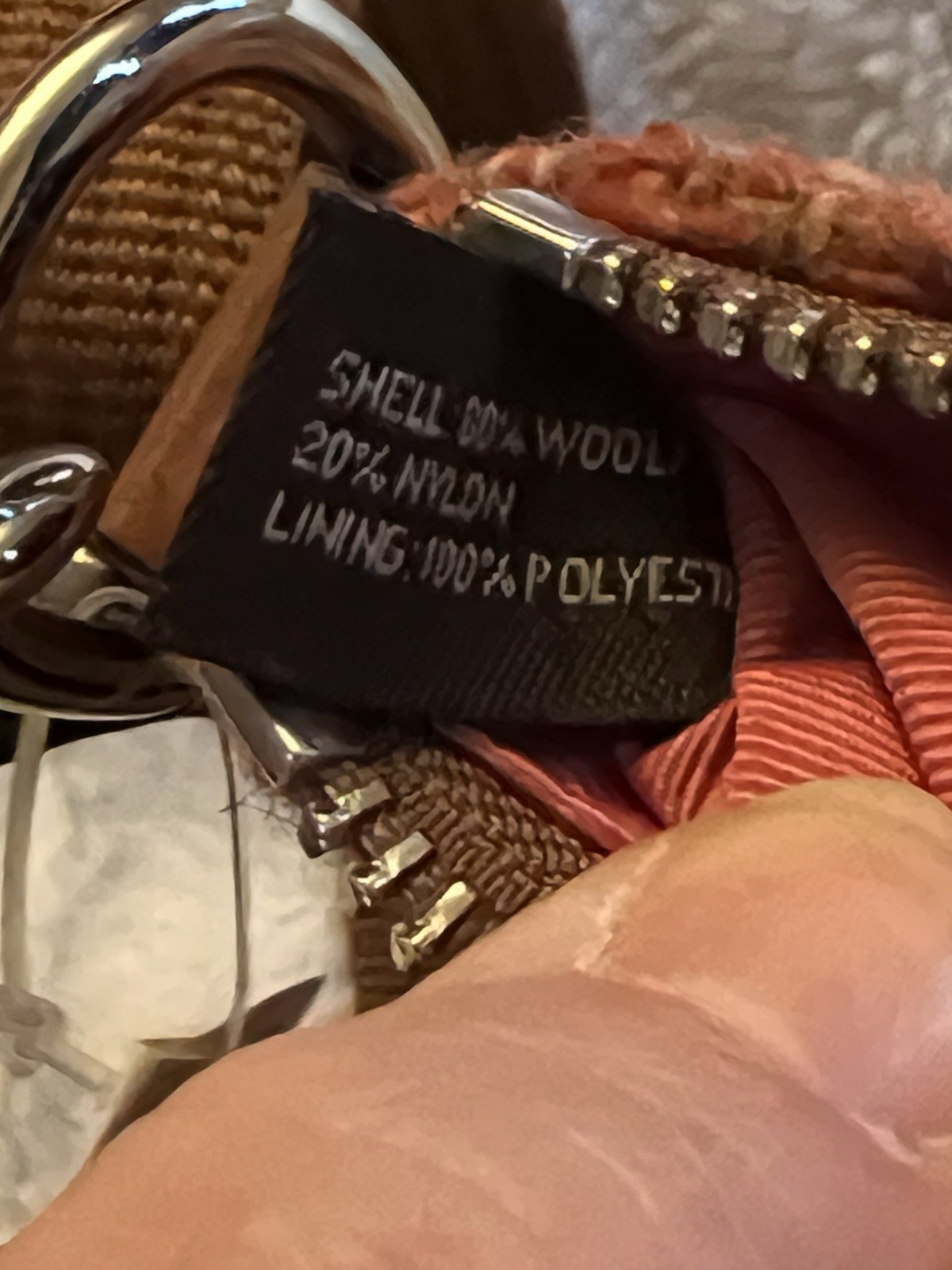 NWT Rare Limited Coach Kitt Crossbody Tweed Wool, Suede & Leather Trim Messenger thumbnail 5