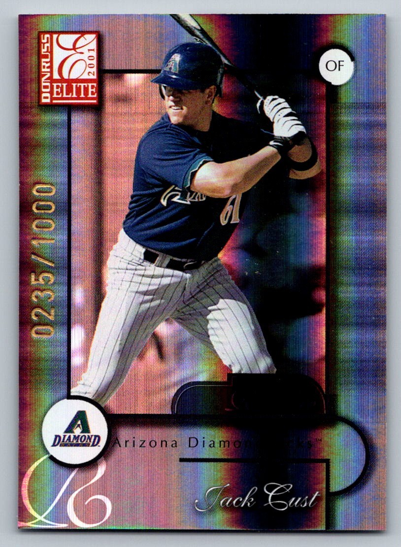 2001 Donruss Elite  Jack Cust 158 0235/1000