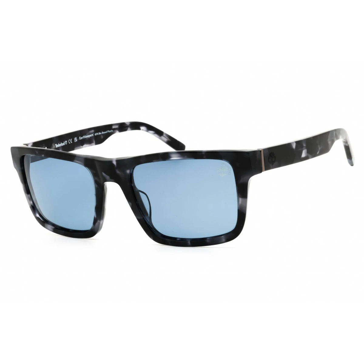 Timberland Men's Sunglasses Dark Havana Rectangular Full Rim Frame TB00042 52D