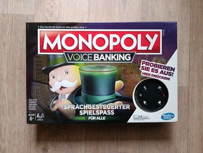 Hasbro Monopoly - Voice Banking OVP Komplett Sehr Guter Zustand