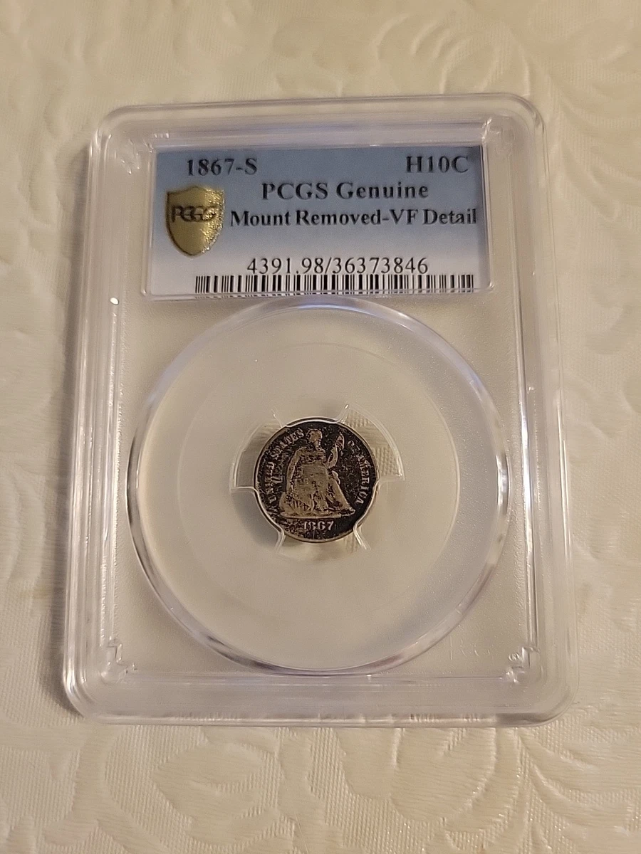 1867 Year Seated Liberty Half Dimes (1837-1873) for sale | eBay