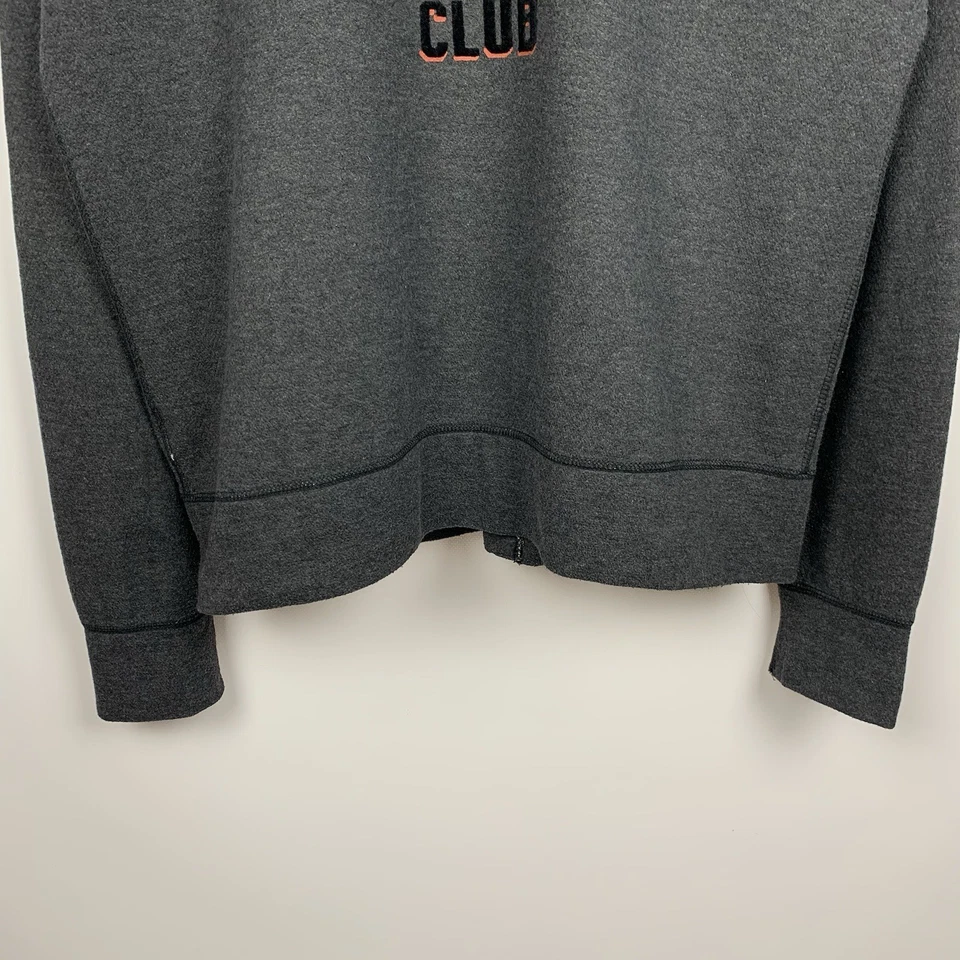 Cárdigan Suéter True Religion Para Hombre XL Gris Botón Delantero Cuello en V Club de Fútbol Foto 3 de 4