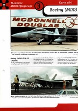 Boeing (MDD) F/A-18 "Hornet" Informationskarte