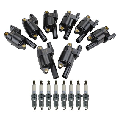 NGK Ignition Coil 8 Iridium Spark Plugs Kit For 9-7x Allure Camaro Canyon CTS V8