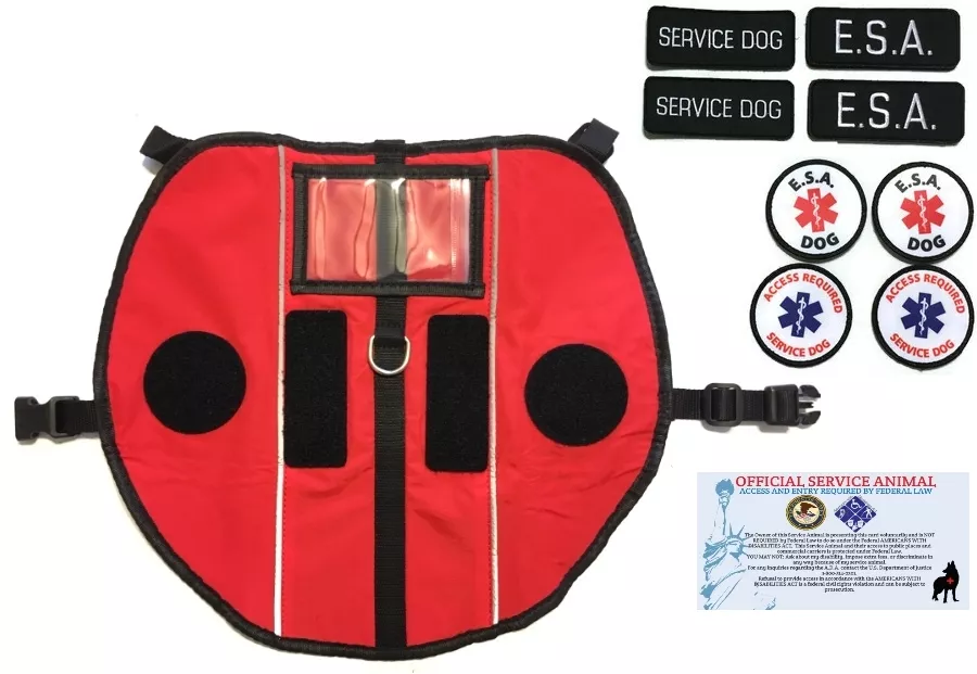 Service Dog Vest Emotional Support Animal Harness ESA Pocket ALL ACCESS CANINE