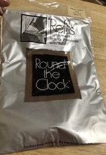 Vtg Round The Clock Agilon "Refills" for Pantyhose w/ Refills, Slim, Satin Taupe