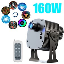 160W Custom 7 Logos Multi-picture LED GOBO Porjector Waterproof Switch Projector
