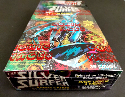 Silver Surfer All Prism Factory Sealed Trading Card Box Comic