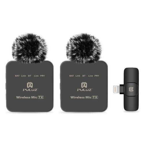For Android/iPhone Wireless Lavalier Microphone Audio Video Recording Mini Mic - Afbeelding 5 van 18