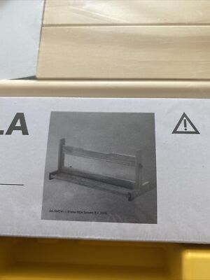 Ikea Mala Wooden Desktop Paper Roll Holder Dispenser Plus Approx 1/2 Roll Paper