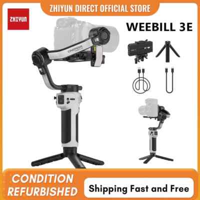 ZHIYUN WEEBILL 3E 3-Axis Gimbal Stabilizer for DSLR Sony Canon Nikon Cameras
