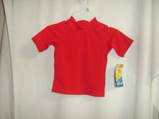 KANU SWIM SHIRT RASHGUARD SIZE 2T COLOR RED NWT: B19-1