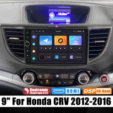 Plug&Play Android Carplay Car Radio 9" Touchscreen for 2012-2016 HONDA CRV CR-V