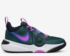 Nike Team Hustle D 11 Basketball Shoe Black/White Kids — listing 2
