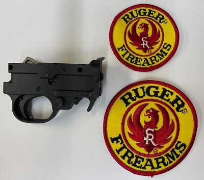 RUGER  10/22  & Charger  COMPLETE TRIGGER GROUP B2C W/ 3'' & 4'' Ruger  Patch