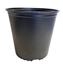 TRUE 2 GALLON nursery black plastic POTS {Set of 50} thermoformed plants flower