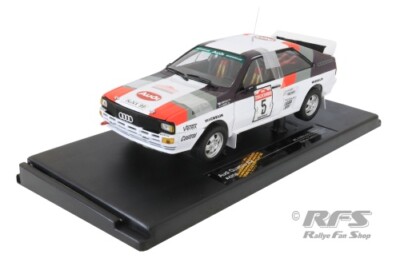Audi Quattro Rallye Rally San Remo 1983 Mikkola 1:18 Sun Star 4256
