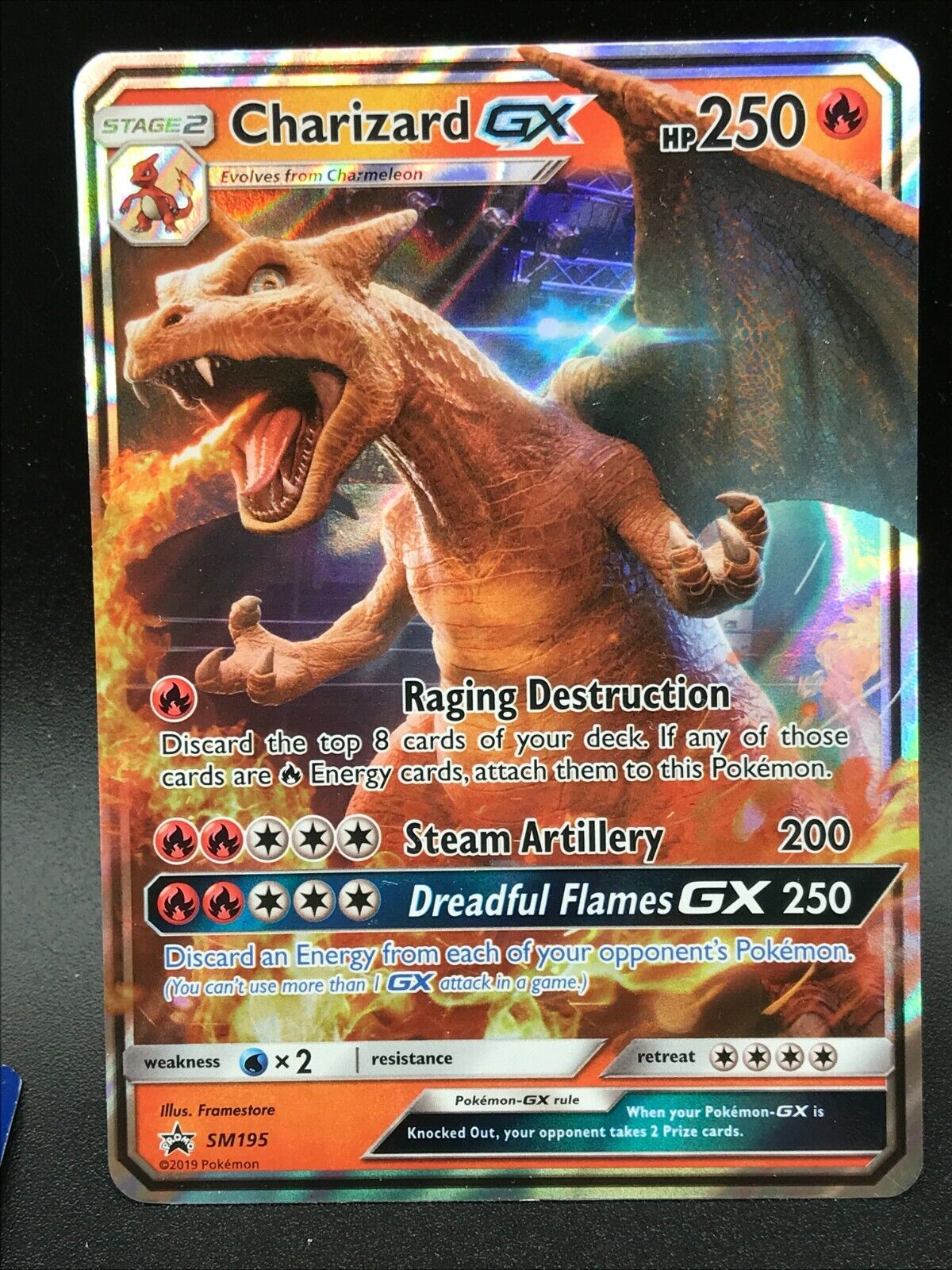 Charizard 5/18 HOLO ULTRA RARE SM Detective Pikachu SHINY Pokemon Card NM  2016