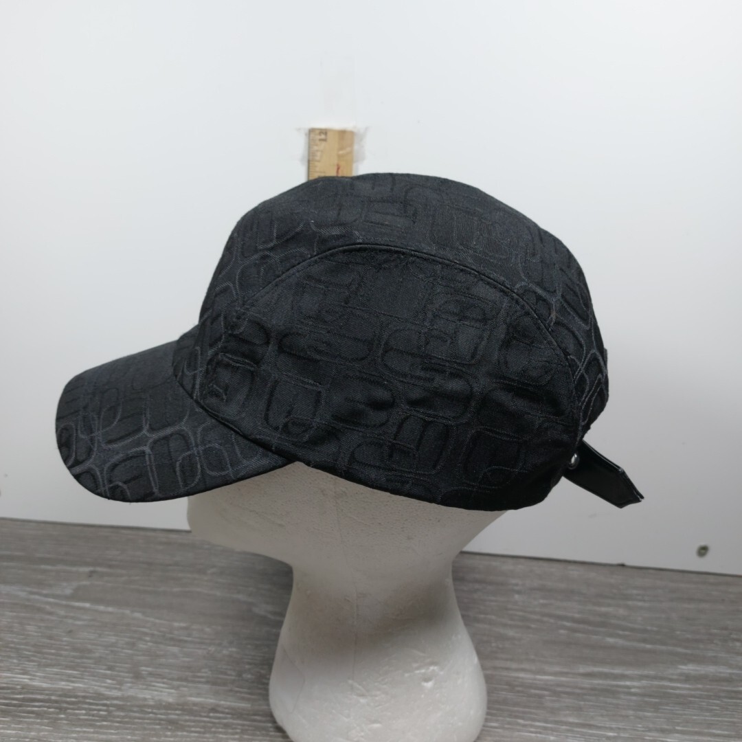 EXPRESS black Faux Leather Baseball Cap KTZ New York Yankees Faux Leather 9fifty Strapback Cap in  main image 4