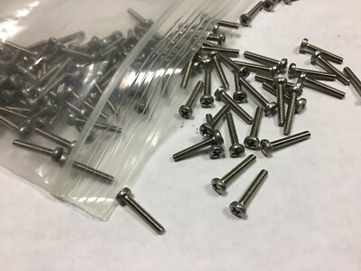 Qty (95) M2 X .04 X 12mm Stainless Phillips Pan Head Screws