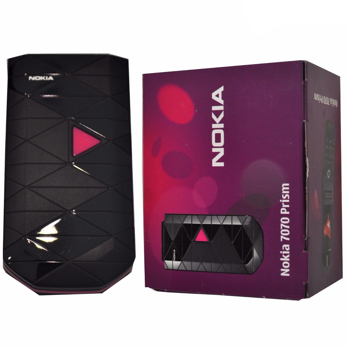 Nokia 7070 Prism 11MB Pink/Black Factory Unlocked 2G OEM Boxed | eBay