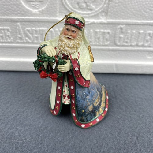 Ashton Drake Thomas Kinkade Heirloom Ornaments Old World Santas Set Of 3 w/ Cert - Picture 5 of 7