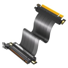 PCIE 4.0 Extension Cable 16x Shielded High Speed GPU Riser Cable 180 Degree