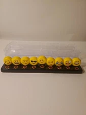 2017 Ceramic Rite Lite Chanukah Express Smiley Faces- Candle holder