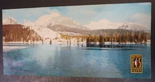 1970 oversize postcard High Tatras Panorama Slovakia posted