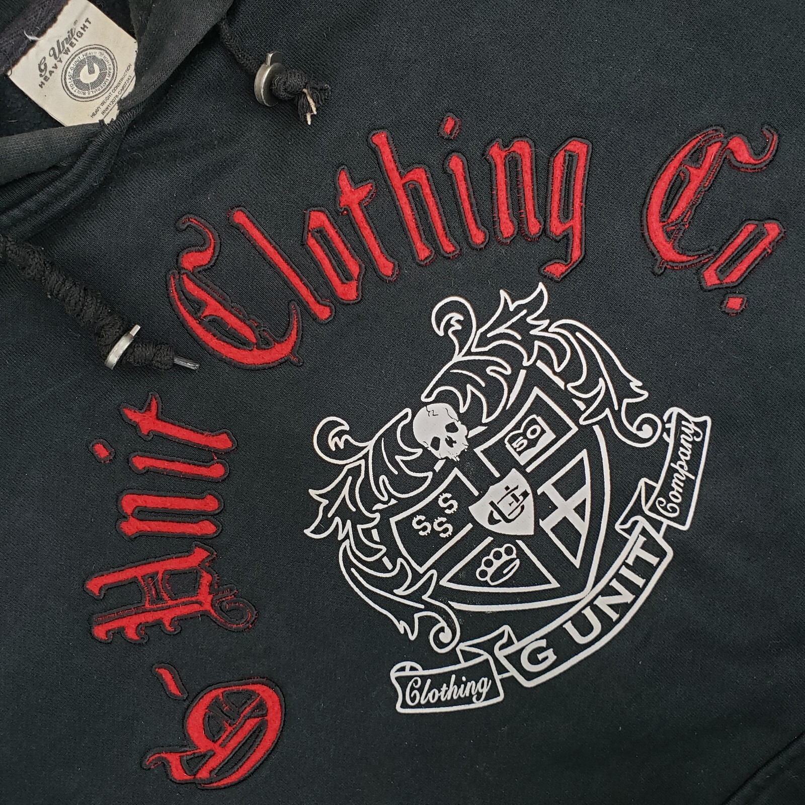 Vintage 2003 G-Unit Clothing Company Crest Hoodie… - image 1