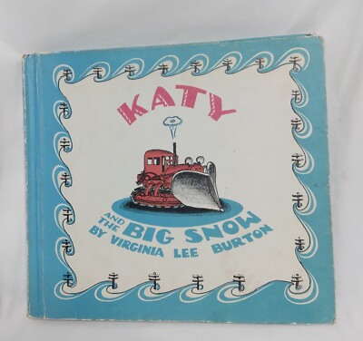 Katy and the Big Snow by Virginia Burton (Book Missing Last Page)  Vintage 1971
