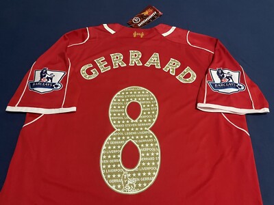 WARRIOR LIVERPOOL STEVEN GERRARD 1997-2015 SOCCER JERSEY SIZE M