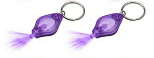 x2 Black Light Keychain UV LED Purple 395nm Thrifting Antiquing Uranium Currency - Picture 9 of 10