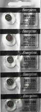 ENERGIZER 397/396 SR726SW SR726W (5 piece) WATCH BATTERY NEW Authorize Seller