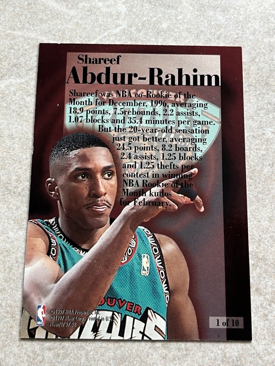 ◇Shareef Abdur-Rahim97-98 NBA Skybox Z ForceRave Review ◇検索
