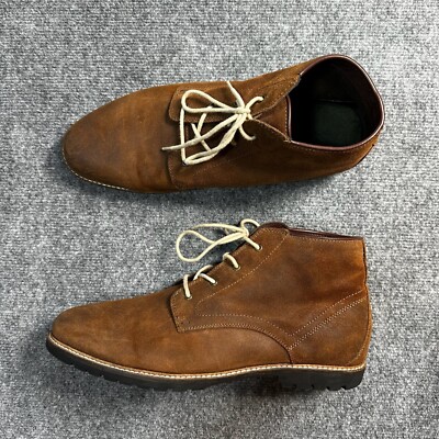 Vince Camuto Shoes Mens 13 M Brown Chukka Lace Up Boots  display picture 2