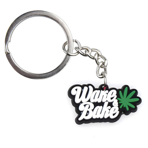 Green Plant 420 Leaf Weed Love Cannabis Marijuana Key Holder Keyring Keychain - Foto 15 di 28