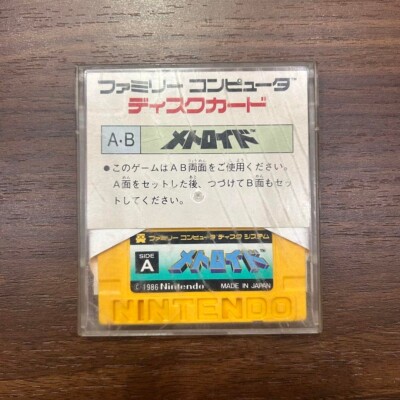 Famicom Metroid FC Disk System Japan Ver 1986 Nintendo Vintage | eBay