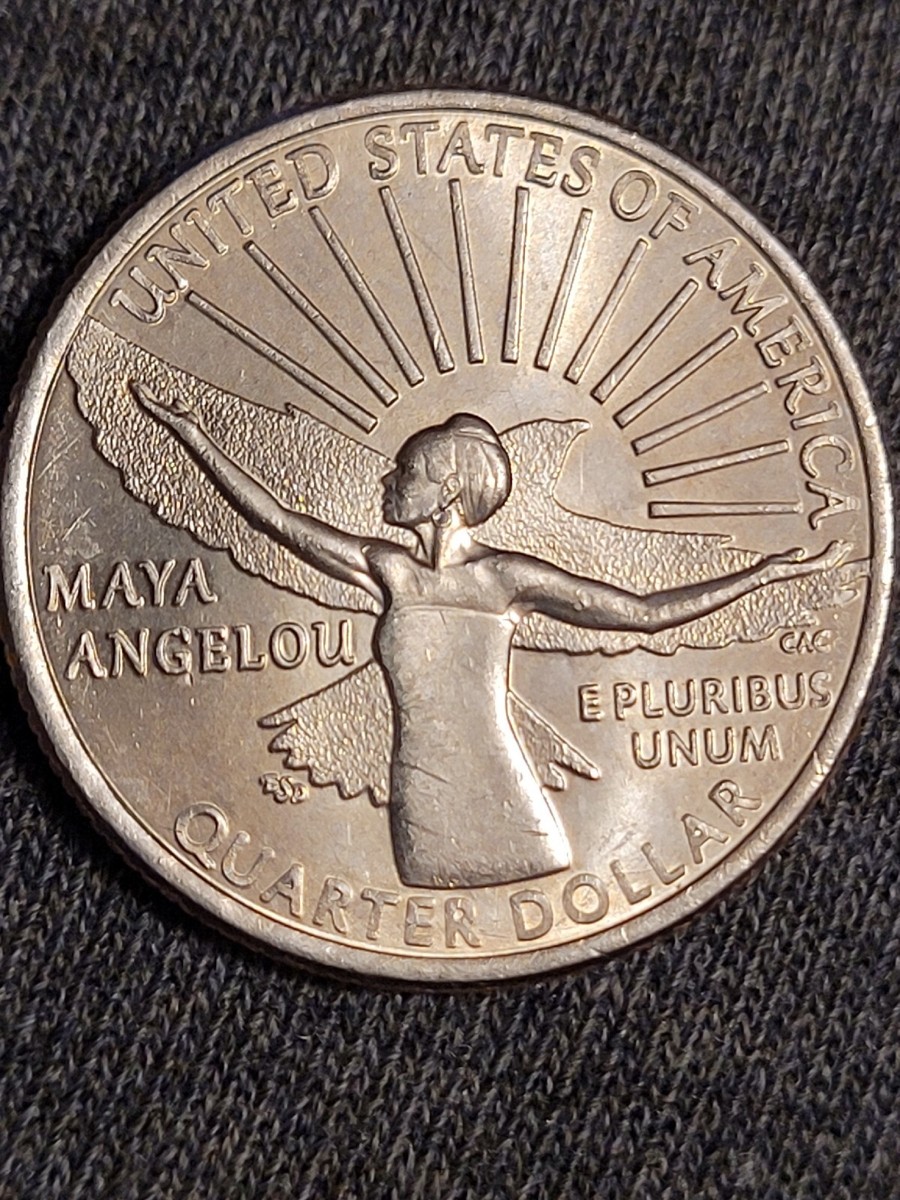 2022 P Maya Angelou Quarter Twig Error/Die Break/Die Chip | eBay