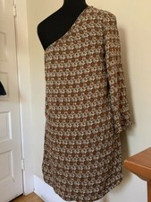 Zara one shoulder open dress size S/M