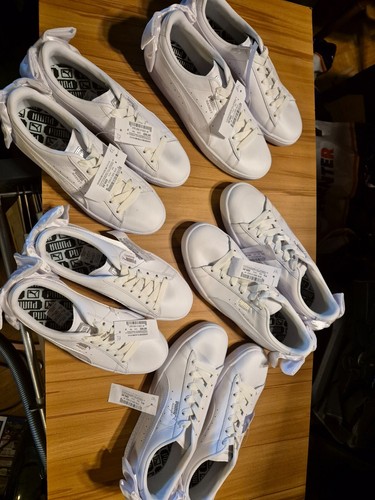PUMA Basket Bow Sneaker Gr. 40 weiß neu ohne Karton NP. 89,95€ habe mehrere GR. - Bild 2 von 21