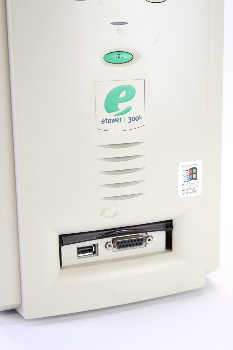 eMachines eTower 300k AMD-K6 2GB HDD 256MB Ram Windows 98 eMachines eTower 300k AMD-K6 2GB HDD 256MB Ram Windows 98