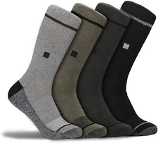 WETSOX Work-Outdoor True Fit Impact Cushion Sock Moisture Wicking 4pk Men-Women