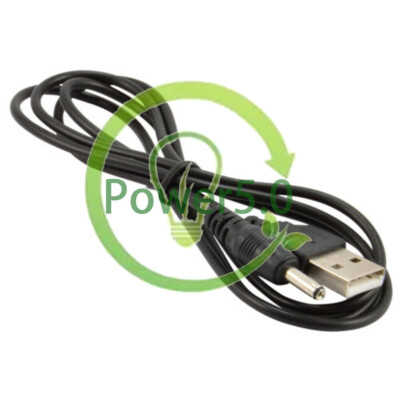 1PC NEW USB A Type Male to DC 3.5 Charging Cable Power Plug Barrel (50CM)