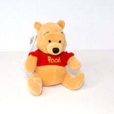 Walt Disney Store Winnie the Pooh with Sound WORKING Bean Bag Plush with Tags