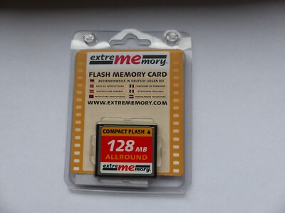 CF Card 128 MB gebraucht-tadeloser Zustand in OVP