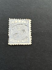 1871 FIJI #15 DEFINITIVE STAMP, USED, VALUE $140.00