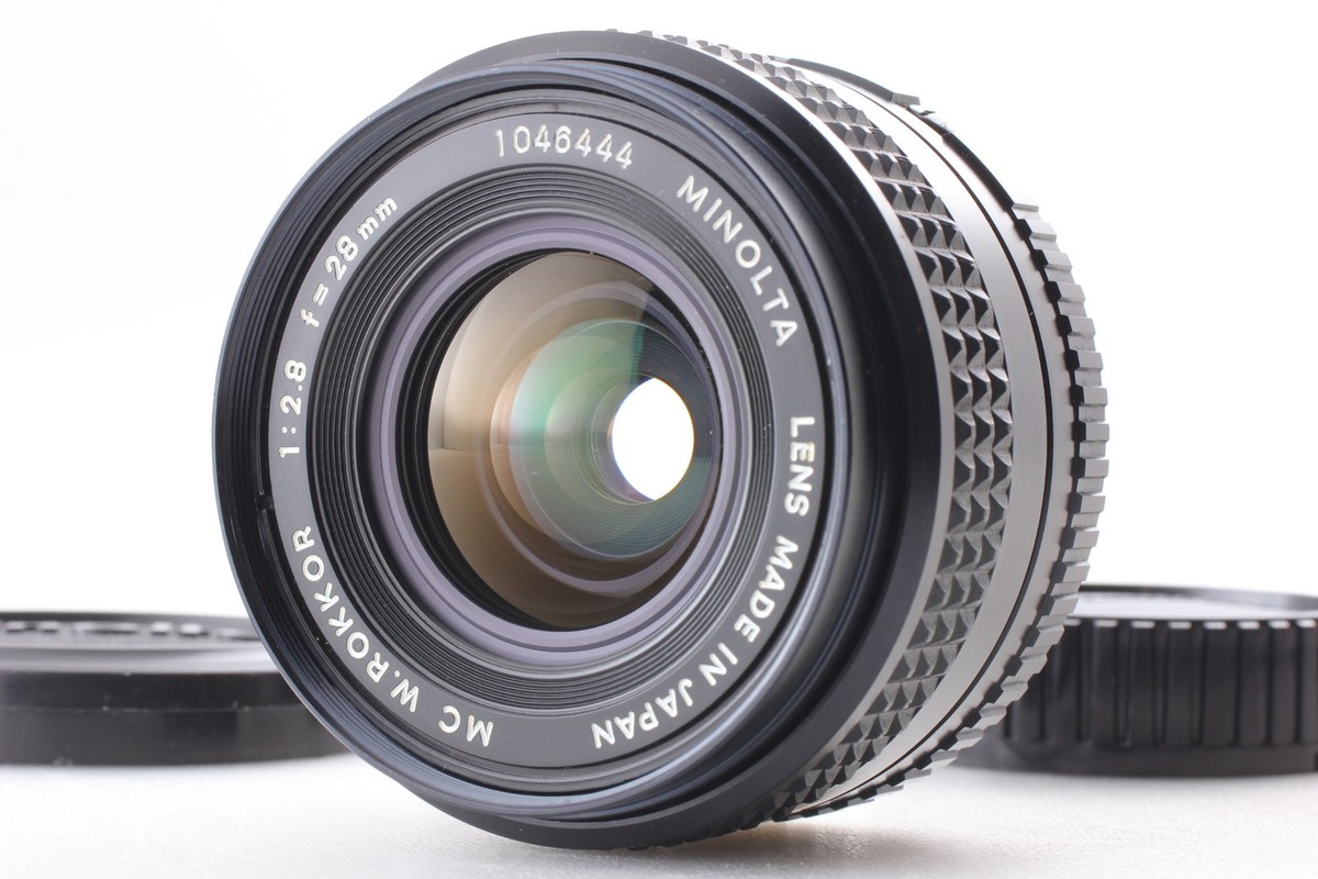 N MINT] Minolta MC W.Rokkor 28mm f2.8 MF Wide Angle Lens for MC MD