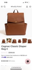 NWT Freshly Picked Cognac Classic Diaper Bag II